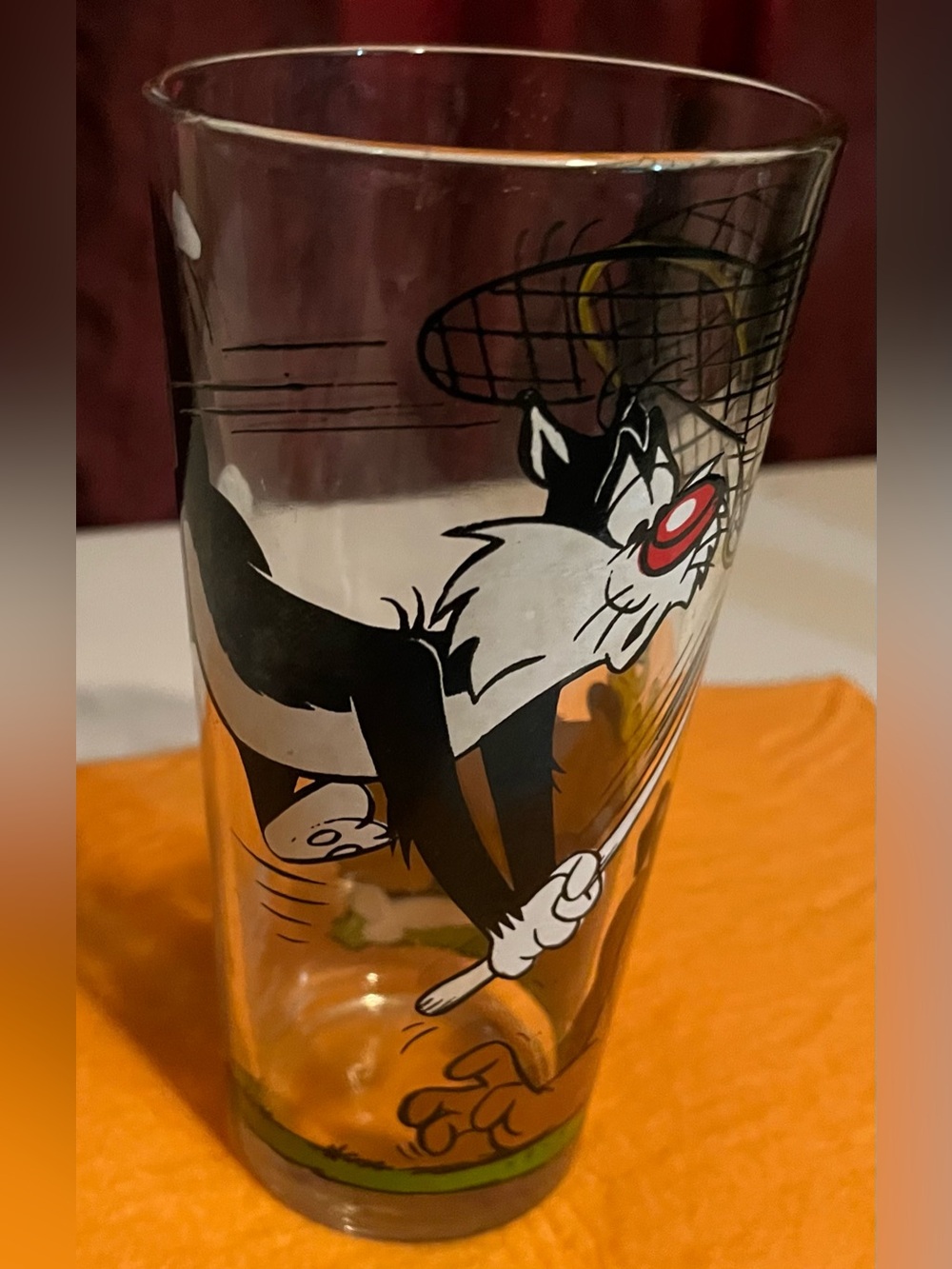Vintage 1976 Warner Brothers Looney Tunes Pepsi Collectors Series Glass